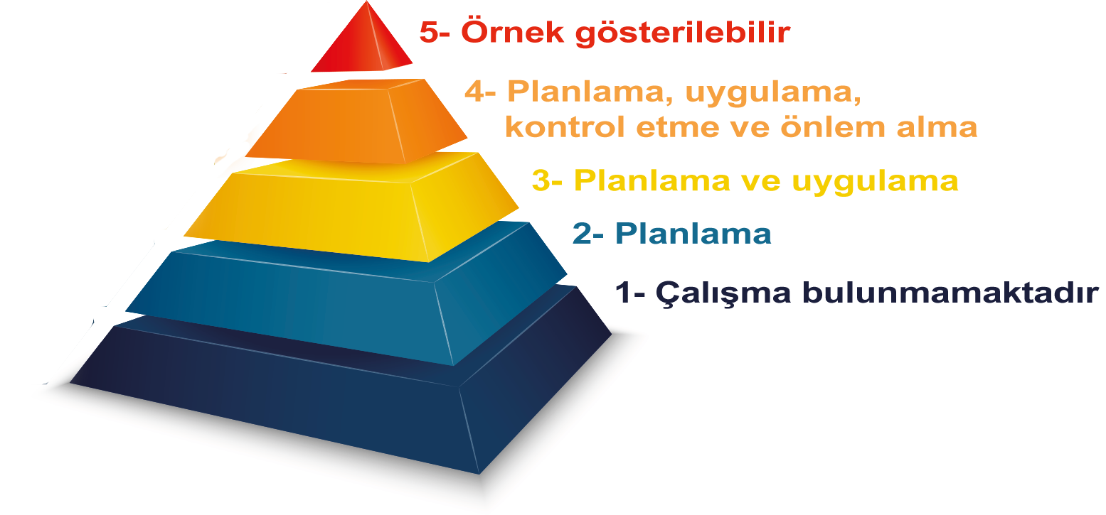 KIDR olgunluk duzeyleri - KİDR- Kurum İç Değerlendirme Raporu